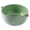 Y12-675 Household double-layer draining basin, kitchen durable storage basket, multi-functional vegetable washing basket, draining basket Application Scenario